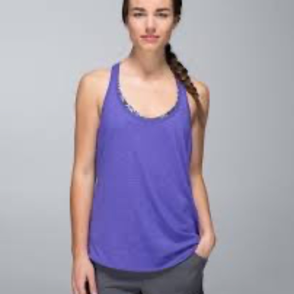 Lululemon 105F Singlet Heathered Bruised Berry